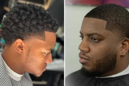 taper fade black men