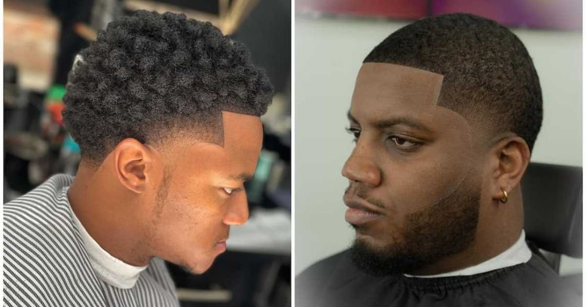 taper fade black men