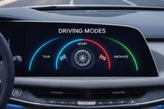 do the driving modes in cadillac lyriq offer different ranges or battery usages?