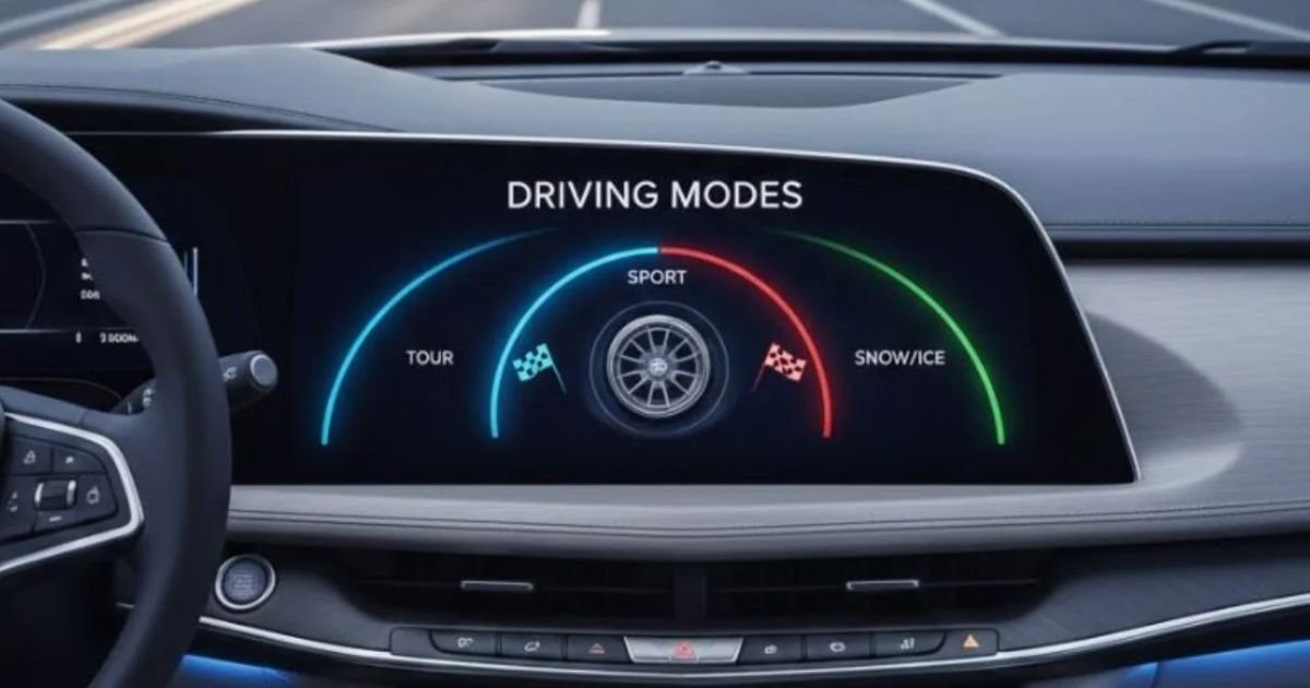 do the driving modes in cadillac lyriq offer different ranges or battery usages?