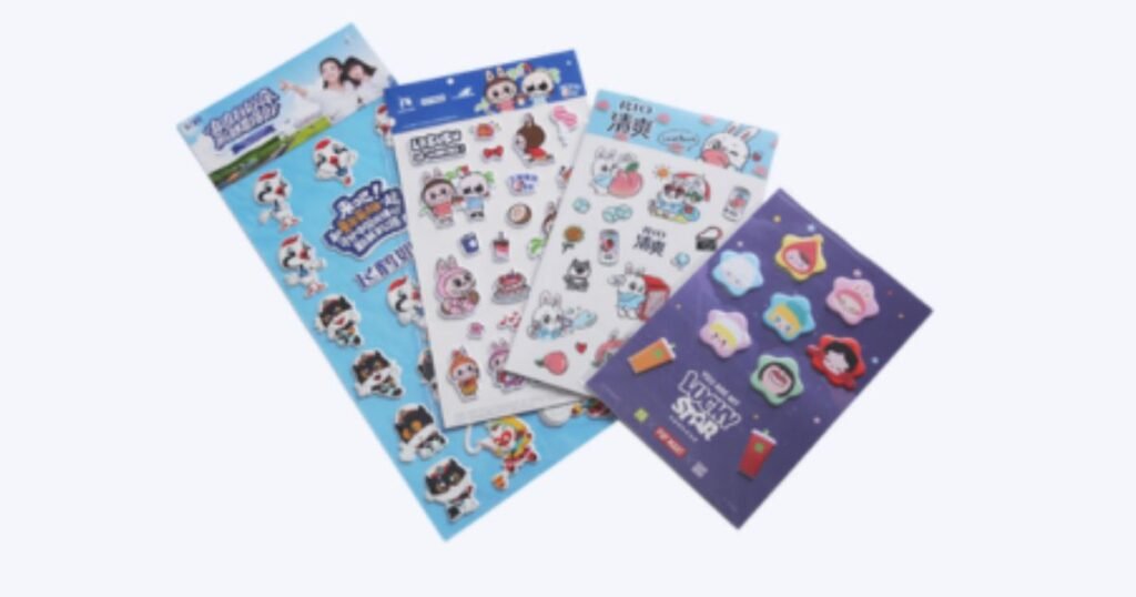 custom 3d puffy stickers